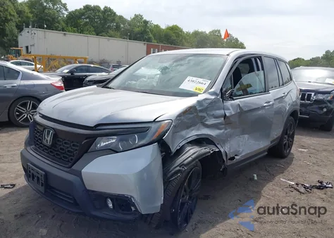 2021 Honda Passport Awd Sport из США, поврежденный, VIN 5FNYF8H23MB008395